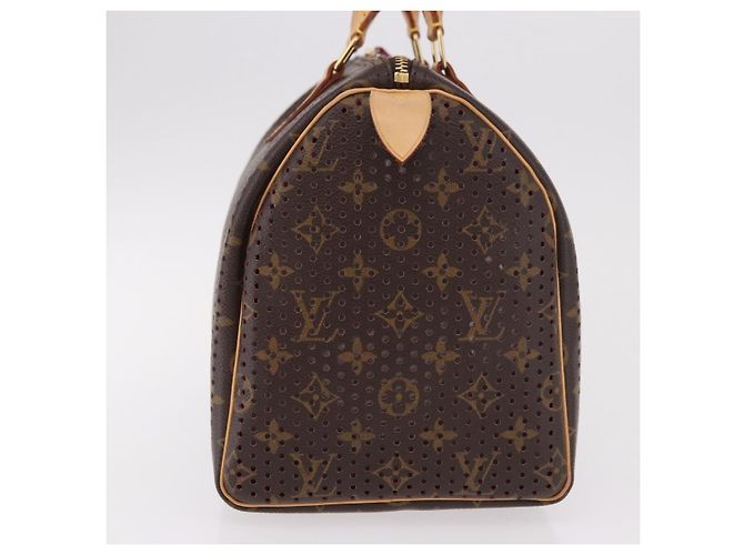 LOUIS VUITTON Borsa Monogram Perfo Speedy 30 M95180 LV Auth BA13727SAV Monogramma - vista 4