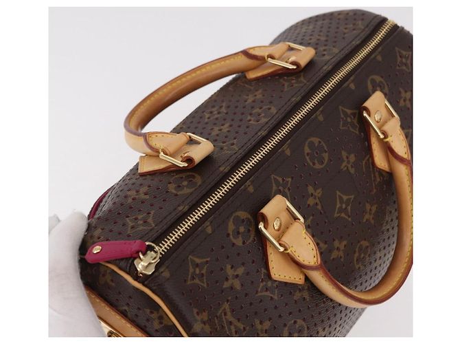 LOUIS VUITTON Borsa Monogram Perfo Speedy 30 M95180 LV Auth BA13727SAV Monogramma - vista 6