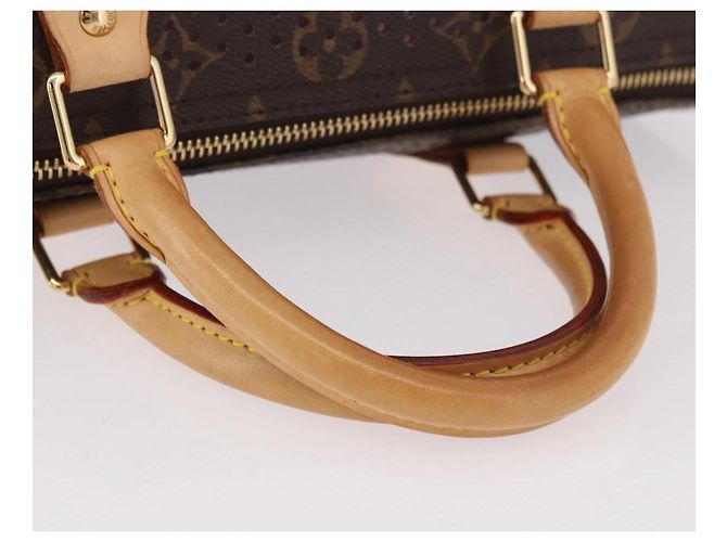 LOUIS VUITTON Borsa Monogram Perfo Speedy 30 M95180 LV Auth BA13727SAV Monogramma - vista 7