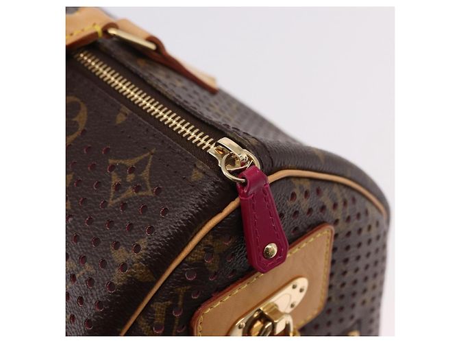LOUIS VUITTON Borsa Monogram Perfo Speedy 30 M95180 LV Auth BA13727SAV Monogramma - vista 9