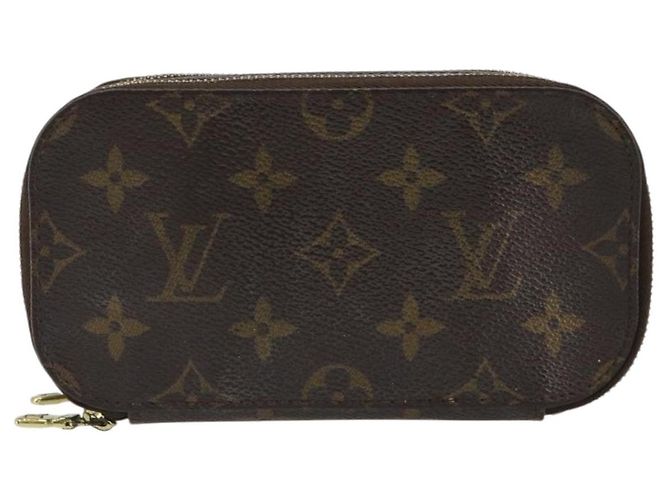LOUIS VUITTON Monogram Trousse Brush PM Beauty Case M47510 LV Auth 189164 Monogramma - vista 13