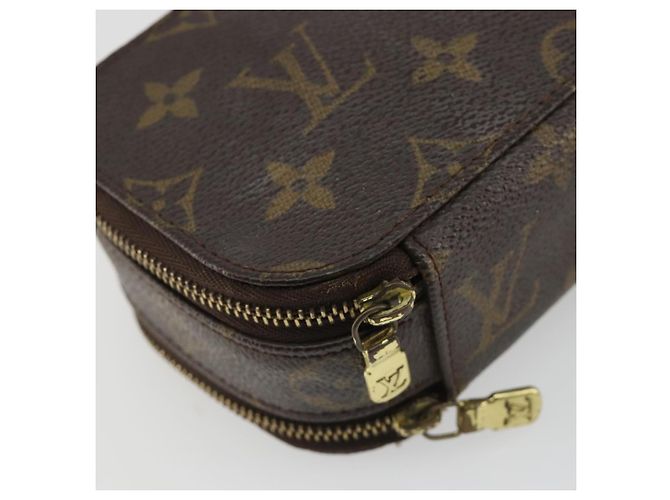 LOUIS VUITTON Monogram Trousse Brush PM Beauty Case M47510 LV Auth 189164 Monogramma - vista 14