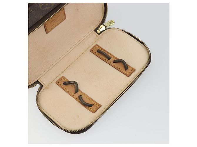 LOUIS VUITTON Monogram Trousse Brush PM Beauty Case M47510 LV Auth 189164 Monogramma - vista 19
