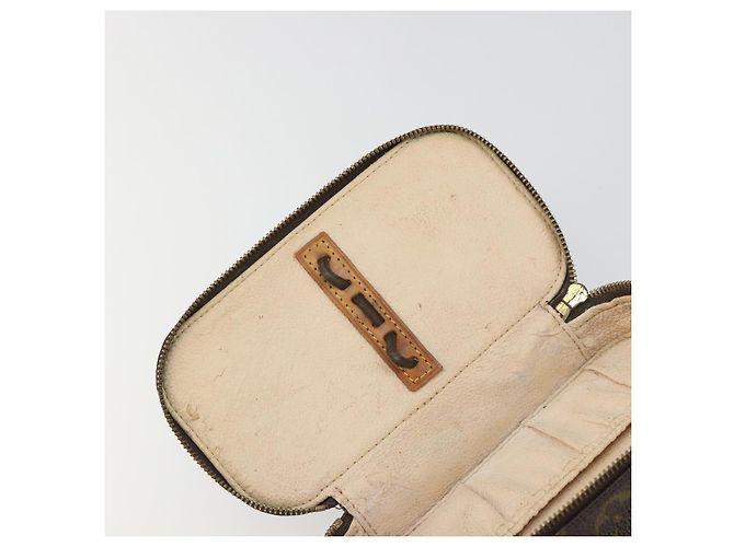 LOUIS VUITTON Monogram Trousse Brush PM Beauty Case M47510 LV Auth 189164 Monogramma - vista 20