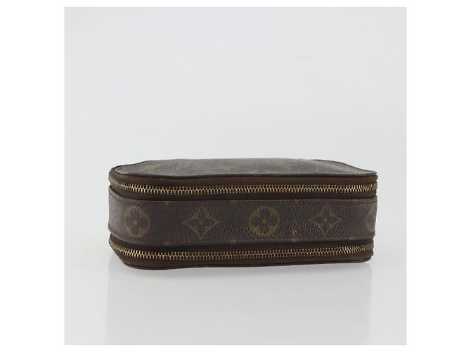LOUIS VUITTON Monogram Trousse Brush PM Beauty Case M47510 LV Auth 189164 Monogramma - vista 5
