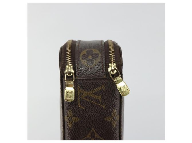 LOUIS VUITTON Monogram Trousse Brush PM Beauty Case M47510 LV Auth 189164 Monogramma - vista 8