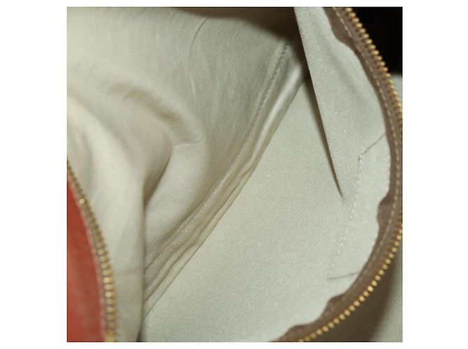 PRADA Handtasche Canvas 2way Orange Gold Auth mr2579V Golden - Ansicht 23