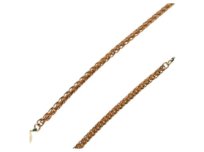 Collana CHANEL Metallo Perla Oro Bianco CC Auth bs35757V D'oro - vista 6