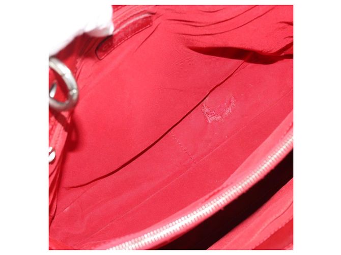 CHANEL Matelasse Chain Shoulder Bag Caviar Skin Red Silver CC Auth ka5052A Argento Rosso - vista 15