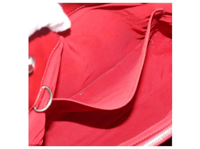 CHANEL Matelasse Chain Shoulder Bag Caviar Skin Red Silver CC Auth ka5052A Argento Rosso - vista 24