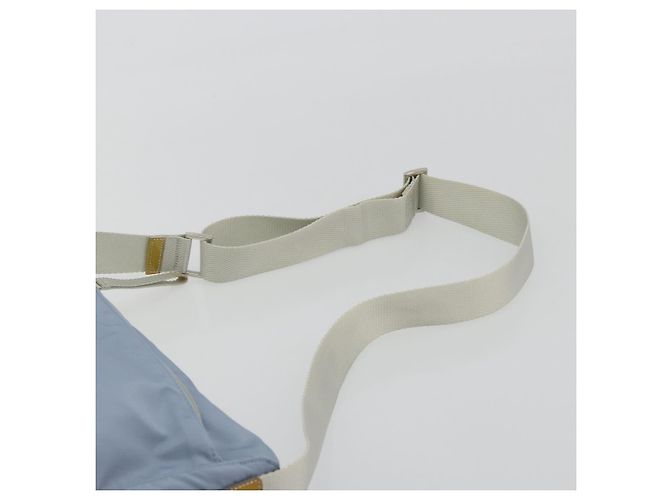 Borsa a tracolla PRADA Nylon Azzurro Chiaro Argento Auth 189553A Blu chiaro - vista 10