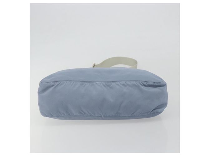 Borsa a tracolla PRADA Nylon Azzurro Chiaro Argento Auth 189553A Blu chiaro - vista 11