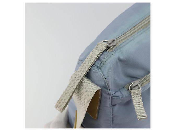 Borsa a tracolla PRADA Nylon Azzurro Chiaro Argento Auth 189553A Blu chiaro - vista 18
