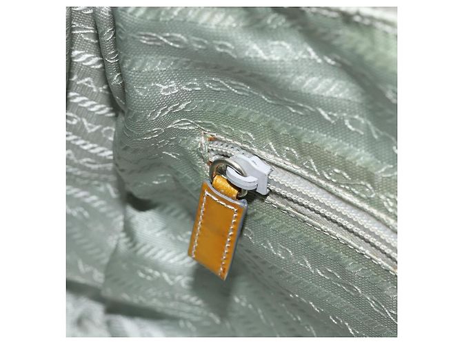 Borsa a tracolla PRADA Nylon Azzurro Chiaro Argento Auth 189553A Blu chiaro - vista 23