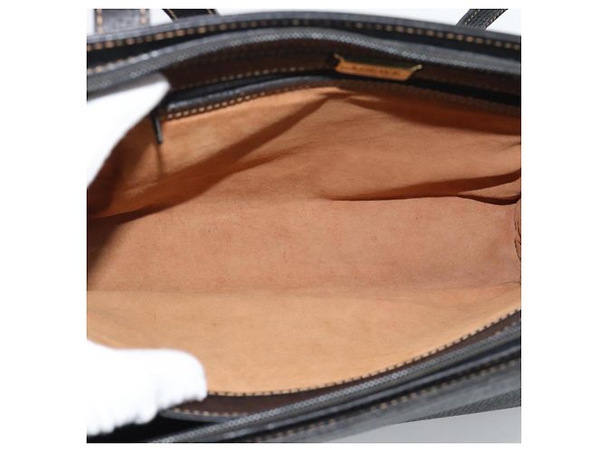 Borsa Tote LOEWE in pelle nera e oro Auth bs35912 Nero D'oro - vista 12