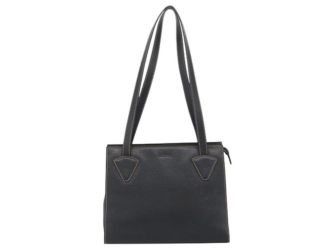 Borsa Tote LOEWE in pelle nera e oro Auth bs35912 Nero D'oro - vista 13