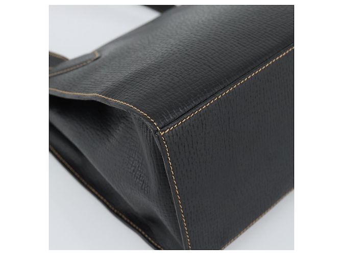 Borsa Tote LOEWE in pelle nera e oro Auth bs35912 Nero D'oro - vista 14