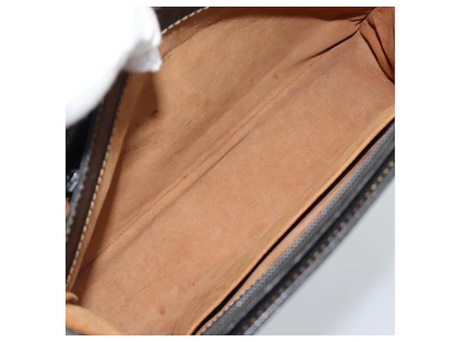 Borsa Tote LOEWE in pelle nera e oro Auth bs35912 Nero D'oro - vista 22