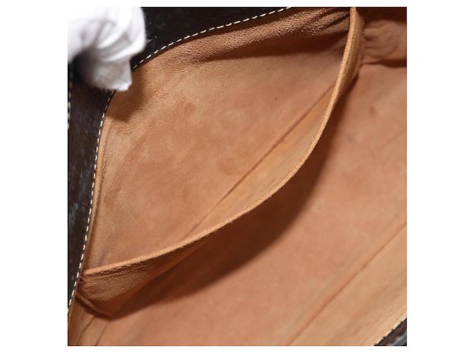 Borsa Tote LOEWE in pelle nera e oro Auth bs35912 Nero D'oro - vista 23