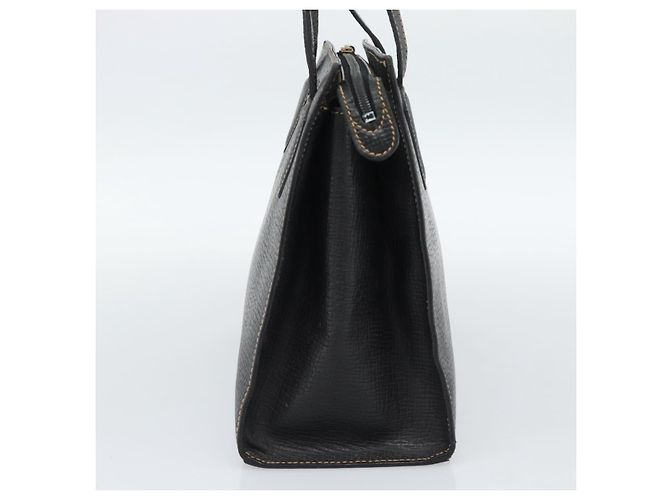 Borsa Tote LOEWE in pelle nera e oro Auth bs35912 Nero D'oro - vista 4