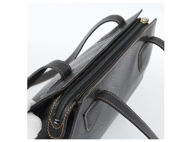 Borsa Tote LOEWE in pelle nera e oro Auth bs35912 Nero D'oro - vista 6