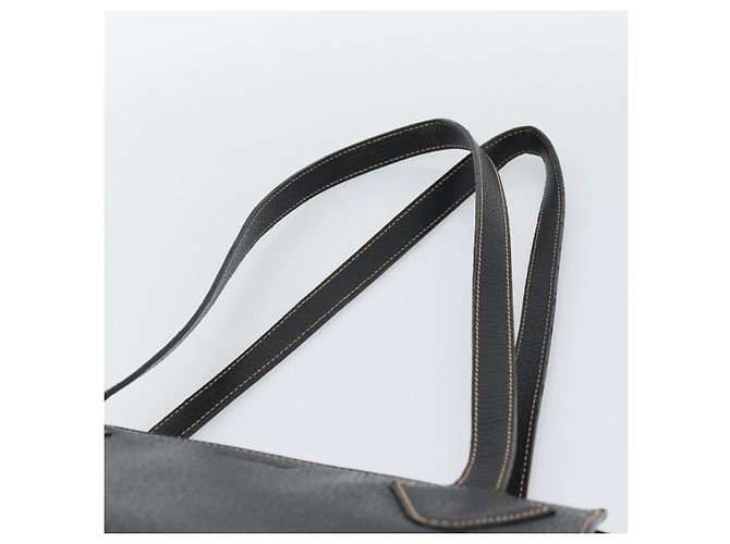 Borsa Tote LOEWE in pelle nera e oro Auth bs35912 Nero D'oro - vista 8
