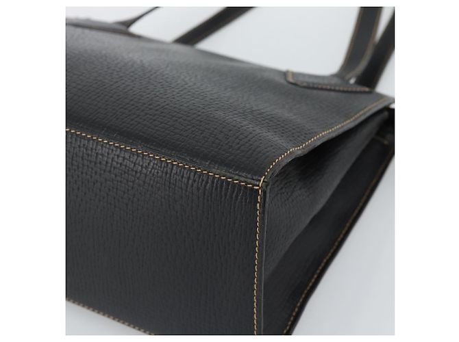 Borsa Tote LOEWE in pelle nera e oro Auth bs35912 Nero D'oro - vista 9