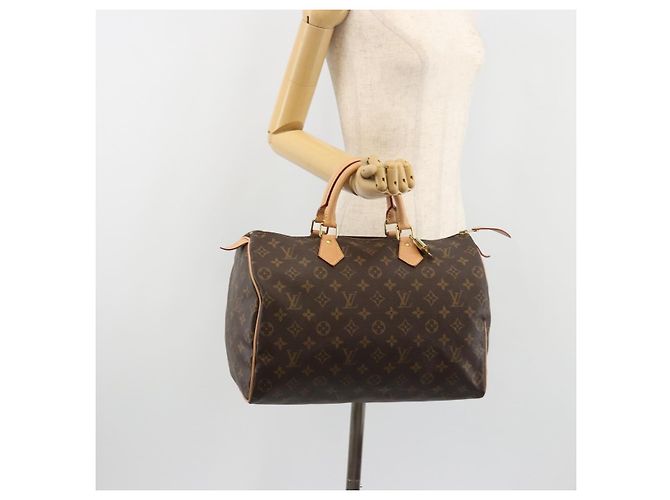 LOUIS VUITTON Borsa Monogram Speedy 35 M41524 LV Auth 189081SV Monogramma - vista 24