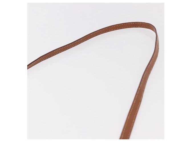 Céline Borsa a Spalla in Tela Macadam CELINE in Pelle PVC Marrone Oro Auth BA13670 D'oro - vista 8