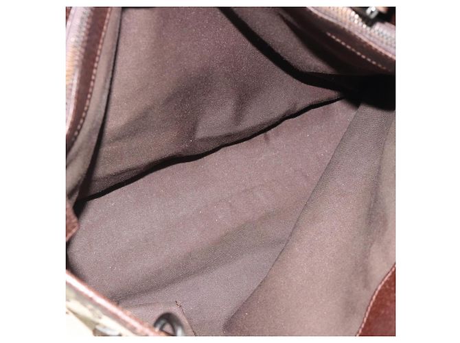 Bolso Tote GUCCI GG Canvas Beige Oro 120837 Auth ep14970 Dorado - vista 22
