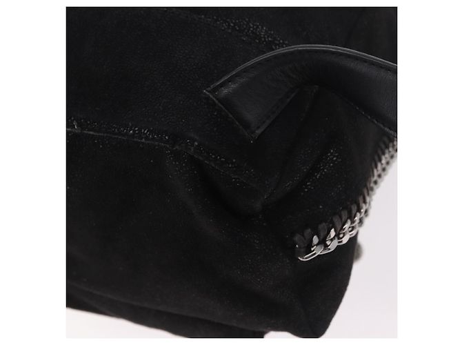Autre Marque Rucksack Stella MacCartney Falabella Polyester Black Silver Auth 188925A Schwarz Silber - Ansicht 15