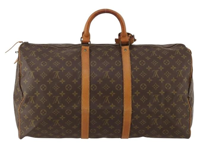 LOUIS VUITTON Bolsa Boston Monogram Keepall 55 M41424 LV Auth bs35622 Monograma - vista 2