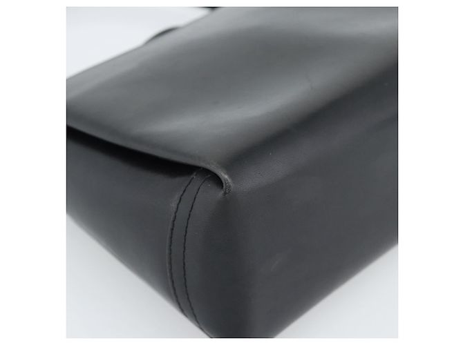 Borsa GUCCI in pelle nera e oro Auth ka5042 Nero D'oro - vista 11