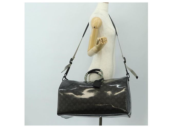 LOUIS VUITTON Eclipse Glaze Keepall Bandouliere 50 Bag M43901 LV Auth 188863SM Monogramma - vista 33