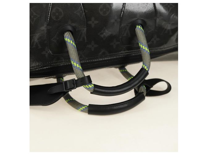 LOUIS VUITTON Eclipse Glaze Keepall Bandouliere 50 Bag M43901 LV Auth 188863SM Monogramma - vista 7