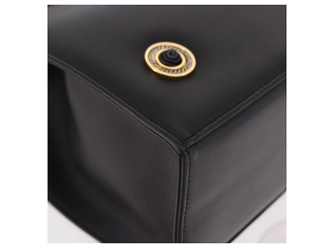 Borsa BALLY in pelle nera e oro Auth 189200 Nero D'oro - vista 10
