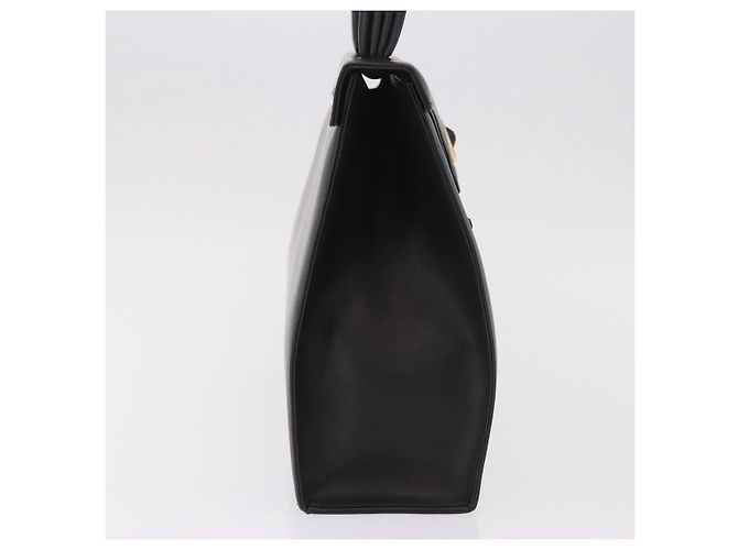 Borsa BALLY in pelle nera e oro Auth 189200 Nero D'oro - vista 5
