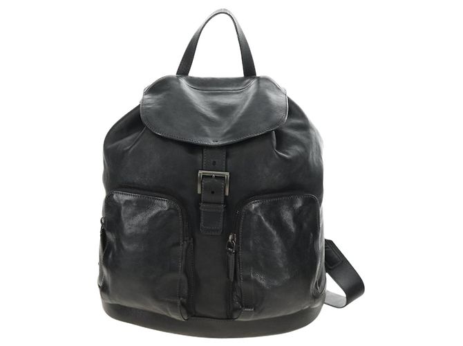 PRADA Rucksack Leder Schwarz VZ0053 Auth am11989V - Ansicht 2