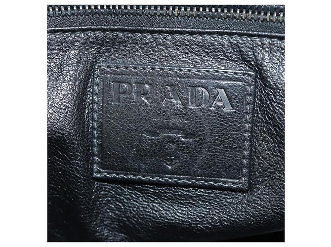 PRADA Rucksack Leder Schwarz VZ0053 Auth am11989V - Ansicht 22