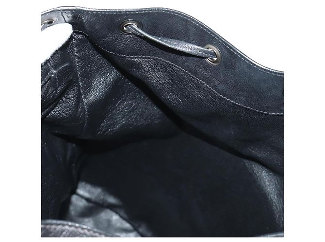 PRADA Rucksack Leder Schwarz VZ0053 Auth am11989V - Ansicht 25