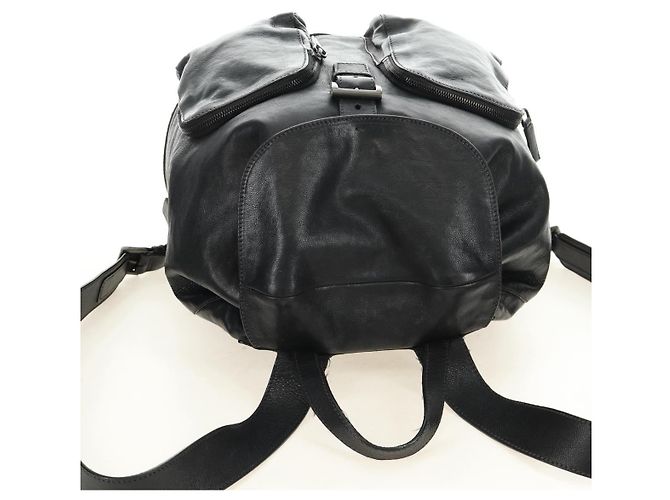 PRADA Rucksack Leder Schwarz VZ0053 Auth am11989V - Ansicht 6