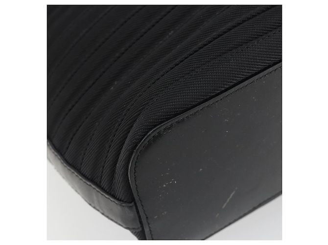 Borsa GUCCI Bamboo Nylon Nero Argento 002 1998 0352 Auth ep14964 - vista 12
