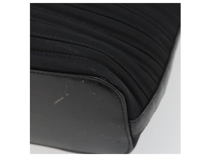 Borsa GUCCI Bamboo Nylon Nero Argento 002 1998 0352 Auth ep14964 - vista 13