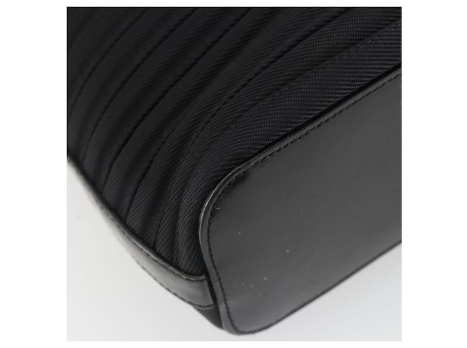 Borsa GUCCI Bamboo Nylon Nero Argento 002 1998 0352 Auth ep14964 - vista 14