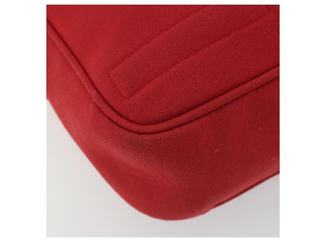 Borsa a tracolla Miu Miu in tela rossa Auth bs35735 Rosso - vista 11