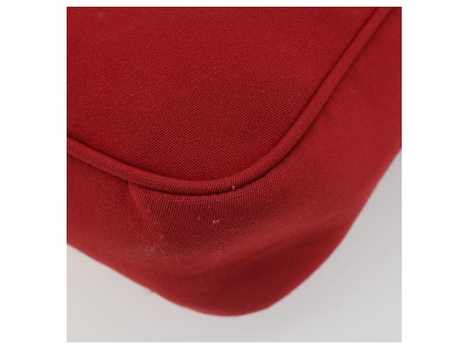 Borsa a tracolla Miu Miu in tela rossa Auth bs35735 Rosso - vista 12