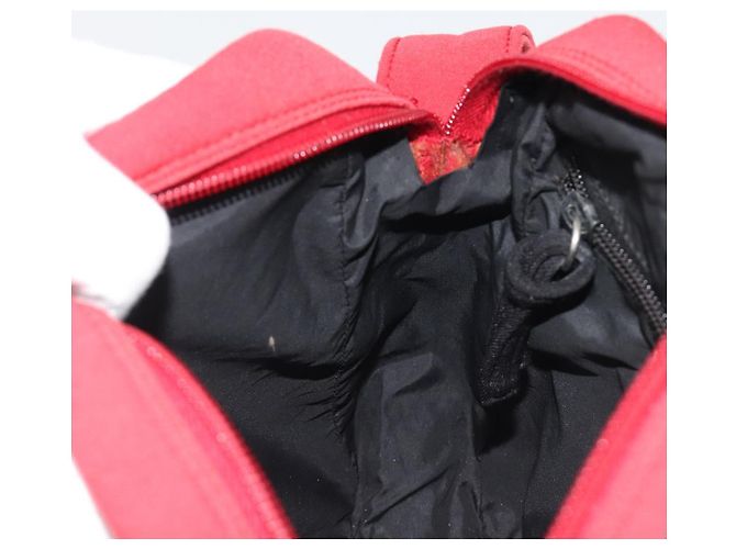 Borsa a tracolla Miu Miu in tela rossa Auth bs35735 Rosso - vista 18