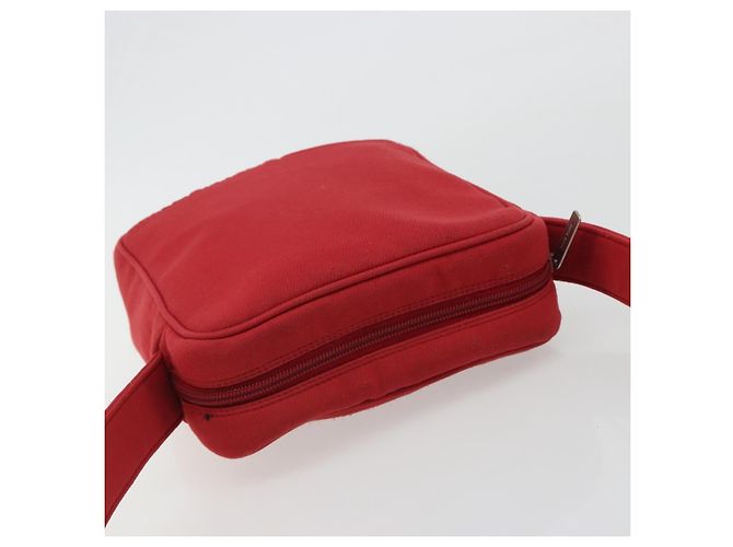 Borsa a tracolla Miu Miu in tela rossa Auth bs35735 Rosso - vista 6