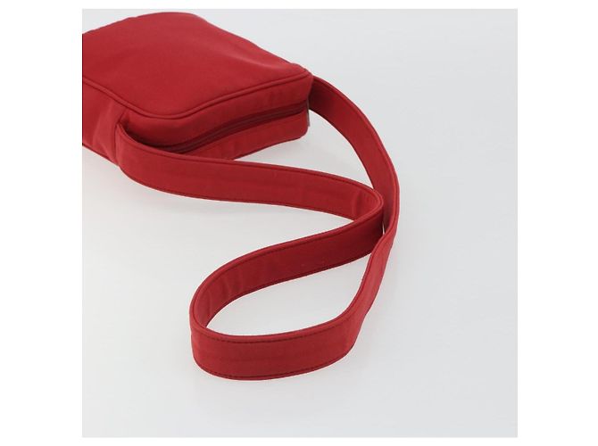 Borsa a tracolla Miu Miu in tela rossa Auth bs35735 Rosso - vista 7
