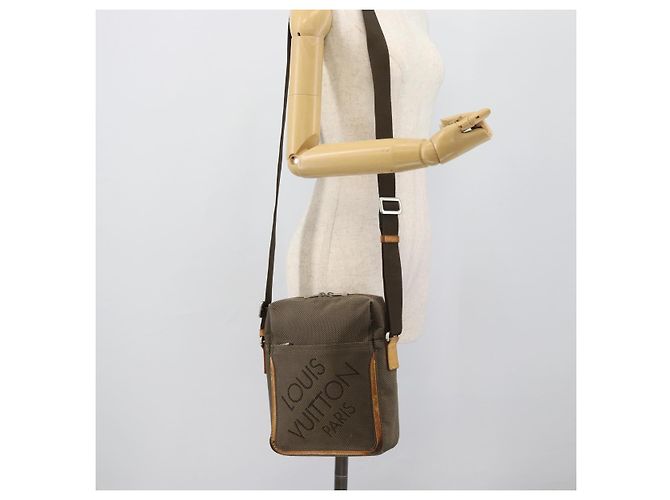 LOUIS VUITTON Damier Geant Sitadan NM Borsa Marrone Tail M93224 LV Auth 189791 - vista 26